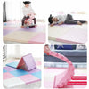 Différentes utilisations du tapis puzzle EVA pour jouer, se reposer ou construire des formes - Bébé Lova