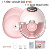 Tire-lait électrique rose avec base chauffante et accessoires inclus - Bébé Lova