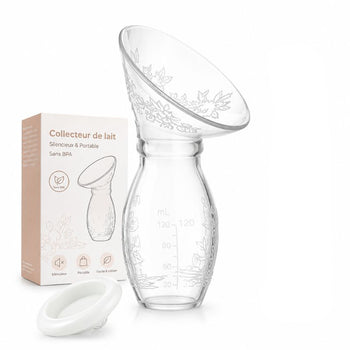 Tire-lait manuel silicone SiliManual packshot packaging sans BPA portable - Bébé Lova