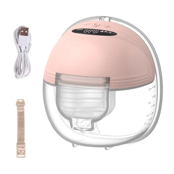 Tire lait wearable avec accessoires recharge USB et sangle de fixation - Bébé Lova