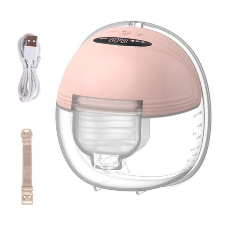 Tire lait wearable avec accessoires recharge USB et sangle de fixation - Bébé Lova