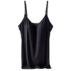 Top d’allaitement noir élégant avec maintien confortable et tissu souple - Bébé Lova