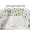 Tour de lit bébé NordicBump motif forêt avec animaux et couleurs pastel - Bébé Lova