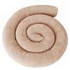 Tour de lit bébé beige sable au design spiralé pour décoration chaleureuse de chambre enfant - Bébé Lova