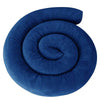 Tour de lit bébé bleu foncé en coussin tressé long pour protection du lit enfant - Bébé Lova