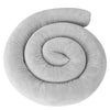 Tour de lit bébé long gris clair en spirale pour berceau et lit enfant - Bébé Lova