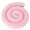 Coussin tour de lit bébé rose pastel en spirale moelleuse pour lit bébé sécurisé - Bébé Lova