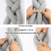 Tour de lit tressé NestBraid fabriqué à la main avec tissu bouclette doux et finition artisanale - Bébé Lova