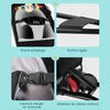 Détails des renforts et de la ceinture sécurisée du transat balancelle BabyRock - Bébé Lova