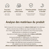 Analyse des matériaux de la tresse de lit en velours cristal et garnissage coton PP - Bébé Lova