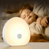 Veilleuse bruit blanc RGB tactile GlowSound avec bébé endormi et lumière douce apaisante - Bébé Lova