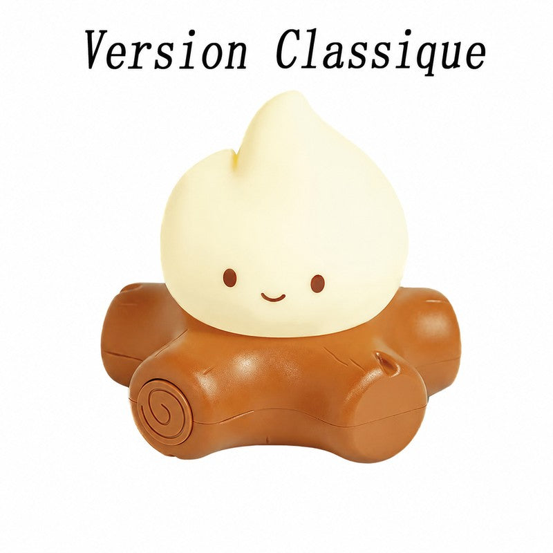 Veilleuse feu de camp avec fonction bruit blanc et lumière relaxante - Bébé Lova