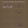Fiche technique de la veilleuse panda LED tactile PandaLight en silicone rechargeable - Bébé Lova