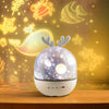 Veilleuse projecteur musical rotatif enfant avec projection étoilée et motifs lumineux - Bébé Lova