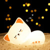 Veilleuse chat lumineuse en silicone avec lumière douce et ambiance apaisante pour enfant - Bébé Lova
